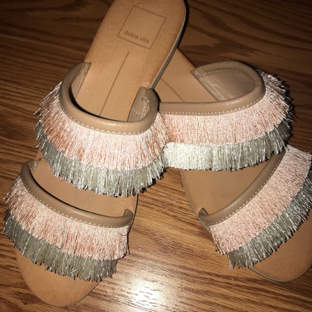Dolce Vita Fringe Sandals